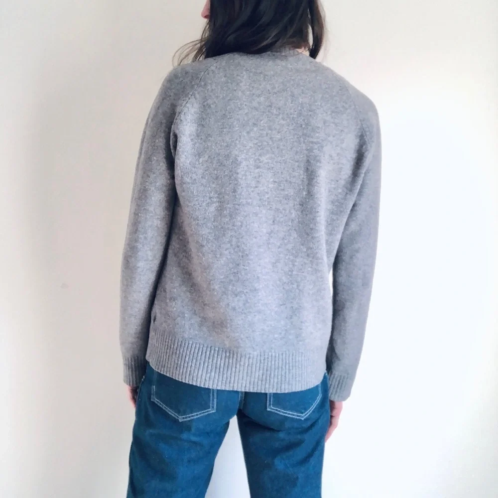J.Crew Gray Lambswool Sweater - Picture 3 of 14